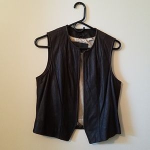 Preston and York leather vest.